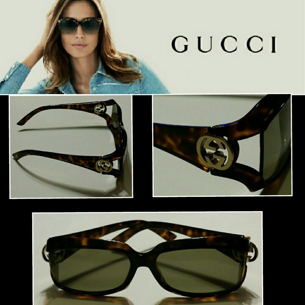 Authentic Gucci Tortoiseshell Sunglasses
